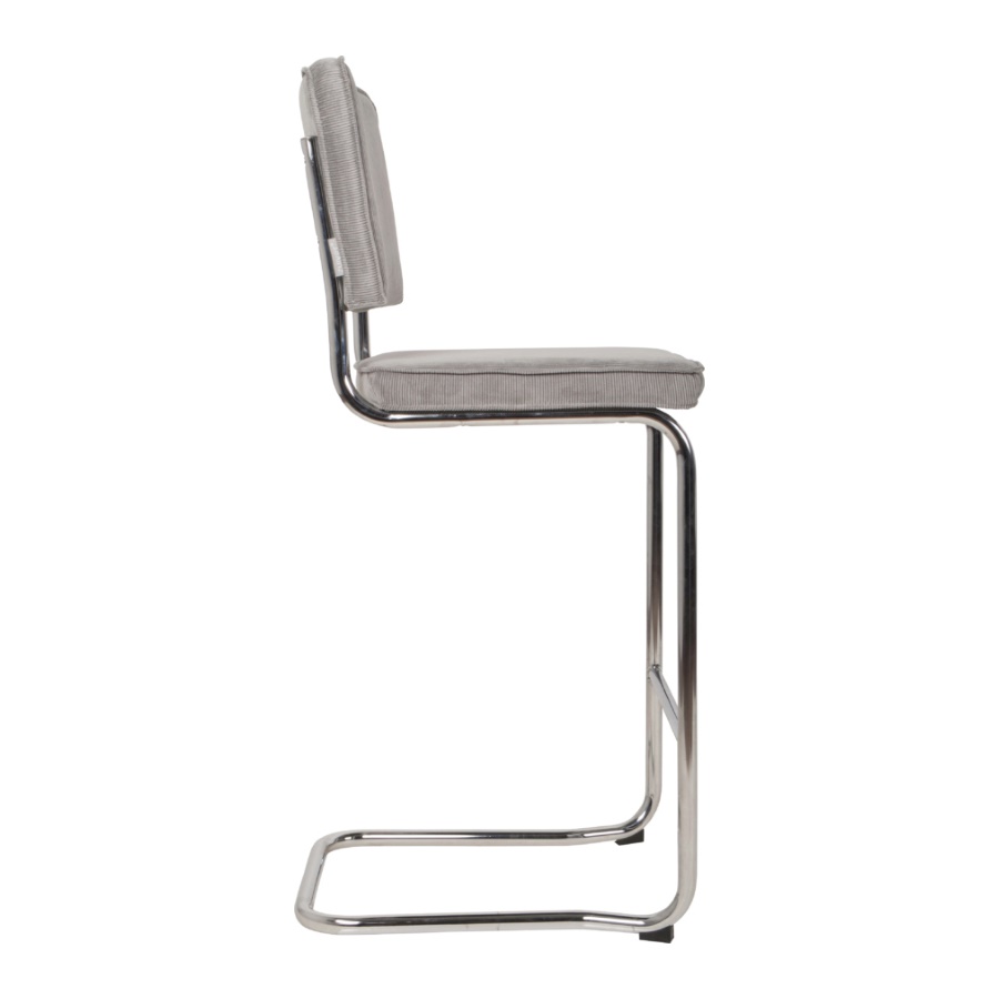 Стул барный Ridge Kink Rib светло-серый Zuiver 1500023 - Вид №3