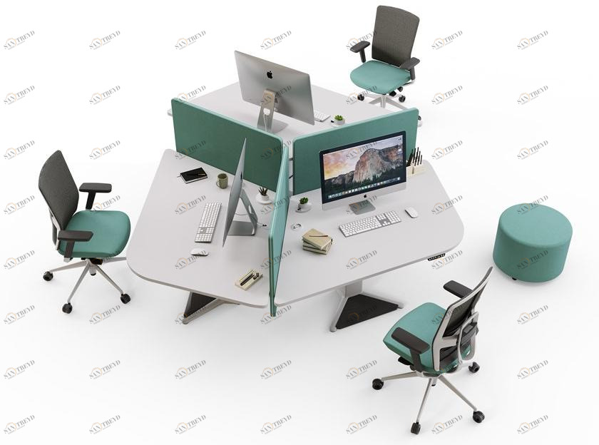 ACTIU Несколько рабочих станций из меламина Power sun-id-1393834