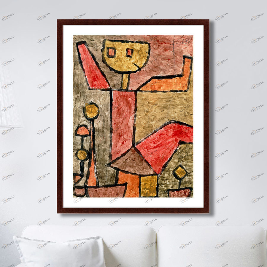 Картина в раме 78,5х100 см Boy with Toys, 1940г. КАРТИНЫ В КВАРТИРУ  264240 Зеленый;красный;разноцветный 