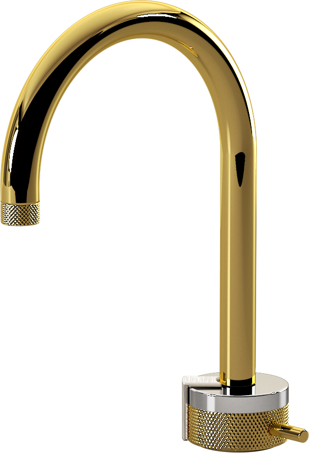 E-11502-R1PC-L2BNi-AU Однорычажный прогрессивный смеситель для раковины - излив 16см GRAFF MOD+