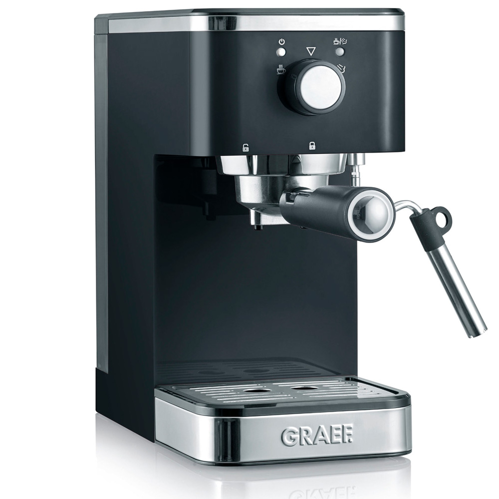 9976987 Кофеварка рожковая GRAEF Salita ES 402 черный STDN-0081666