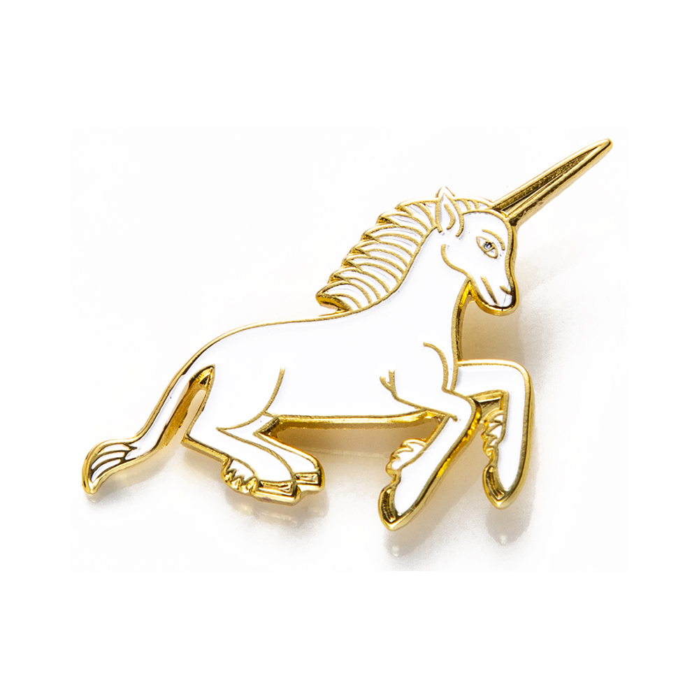 1085641 Значок эмалированный №32 Единорог Santreyd 