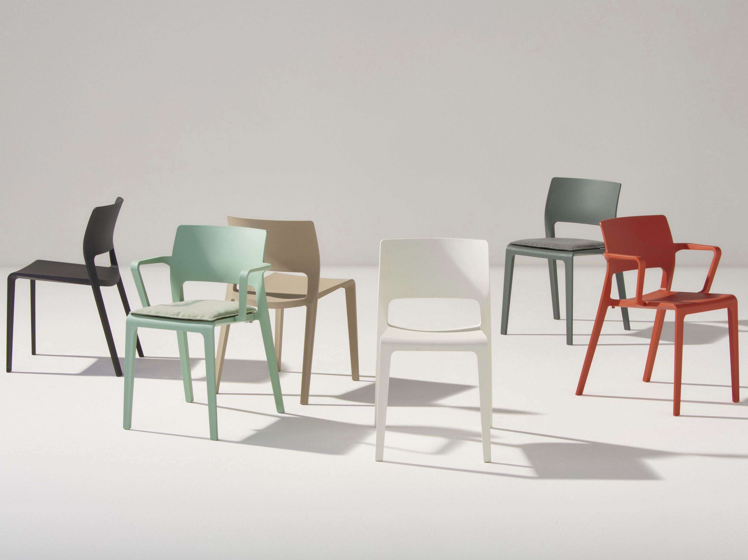 Полипропиленовый садовый стул Arper Juno 02 ARCH-00011976 - Вид №3