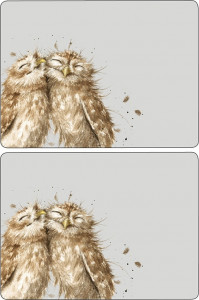 10608500 Pimpernel Набор подставок под горячее Pimpernel "Забавная фауна.Совы" 40х29см, 4шт Пробка