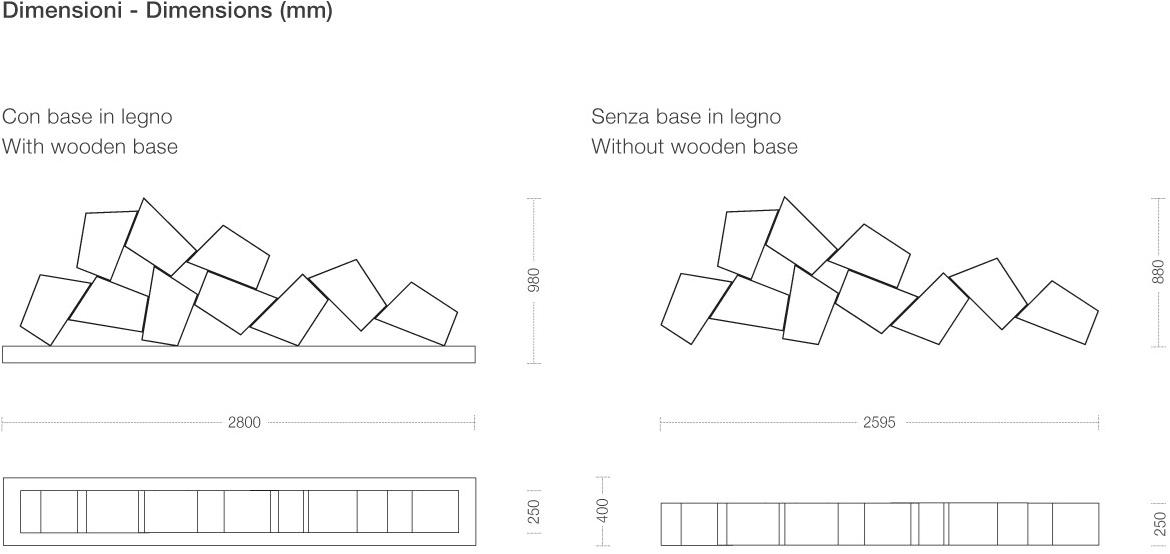 Ronda Design Книжный шкаф двухсторонний разделительный металлический sun-id-1405154 - Вид №3