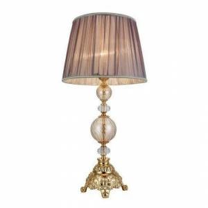 Настольная лампа Divinare 8820/09 TL-1 DIVINARE ИНТЕРЬЕРНЫЕ 194946 Бежевый;золото