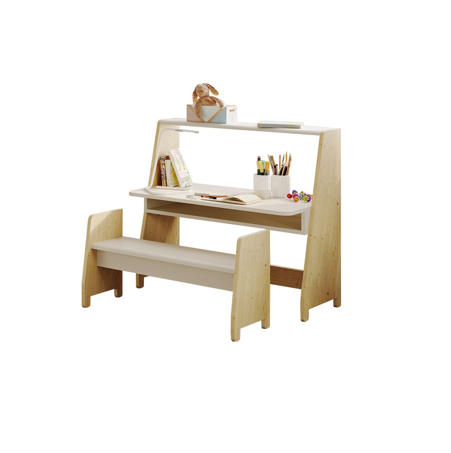 Деревянная скамья Mathy by Bols ASYMETRY ARCH-00137410 - Вид №3