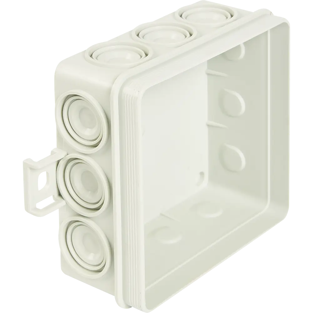 Распределительная коробка Экопласт 85x85x38 мм для электромонтажа 84724500 STLM-0054092 - Вид №2