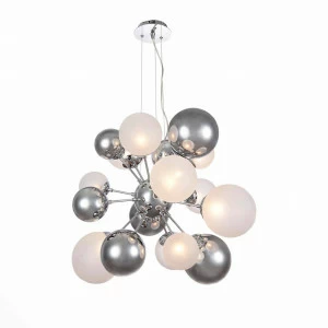 Подвесная люстра ST Luce SL535.153.10 ST LUCE ДИЗАЙНЕРСКИЕ, ШАР 057941 Хром