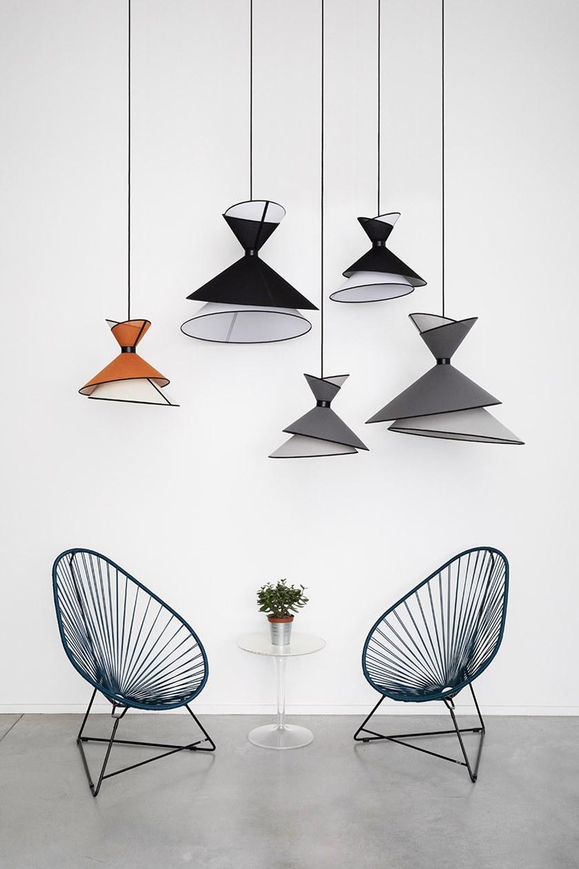 designheure Светодиодный подвесной светильник из ткани Kimono 67xlkgmgc - Вид №3