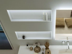 MOMA Design Полка для ванной из твердой поверхности