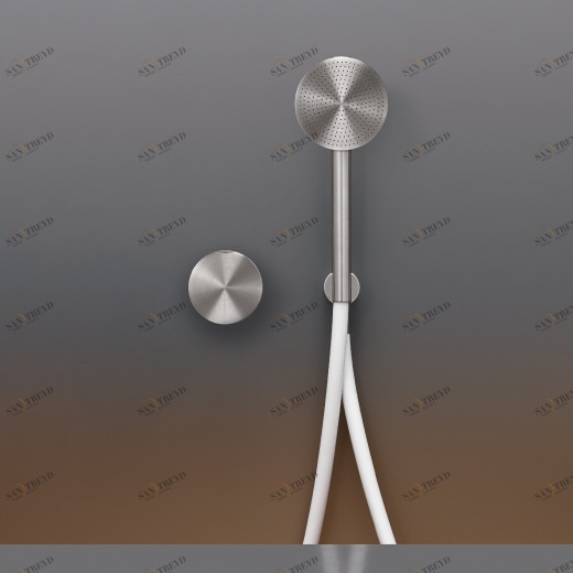 Настенный прогрессивный набор смеситель для ванной / душем с круглый ручной душ диаметр 80 мм  GIO24H CEADESIGN 