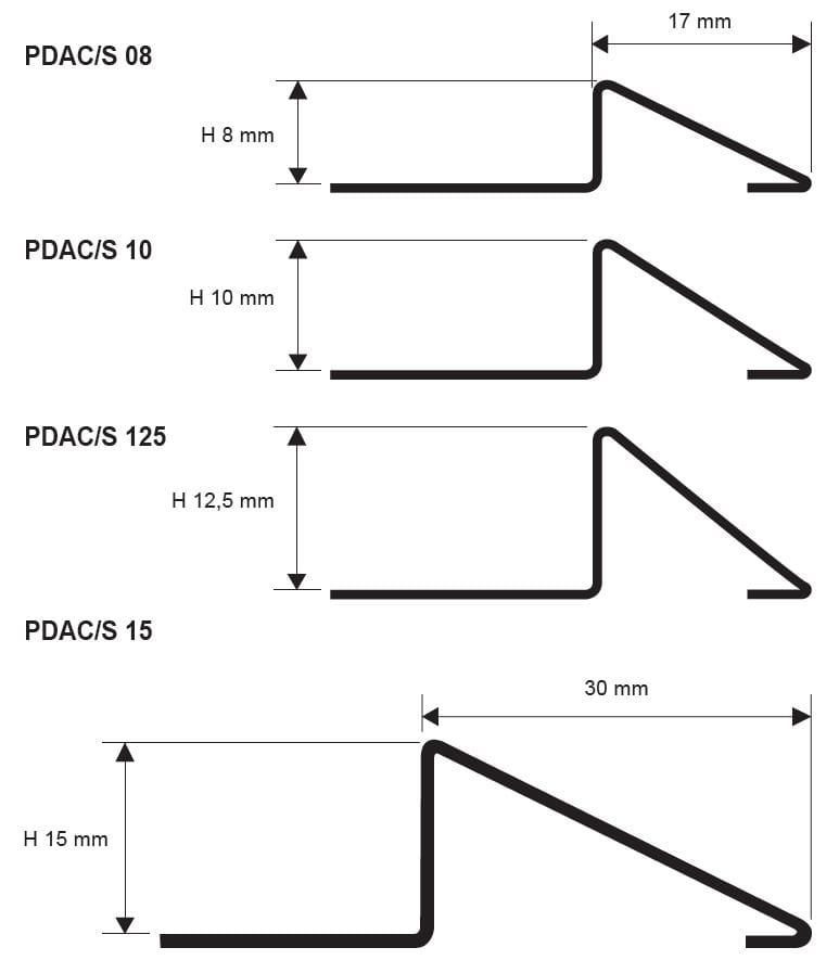 Атласная стальная доска для пола PROGRESS PROFILES PROSLIDER ARCH-00003295 - Вид №3