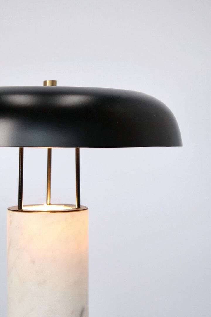 Настольная лампа из металла и мрамора BIZZOTTO KAITHAL ARCH-00077517 - Вид №1