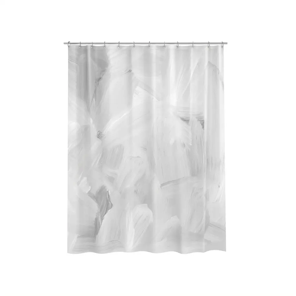 Штора для душа LEMER Marmora — серый минимализм 180x200 см 89384987 STLM-1575542 - Вид №6