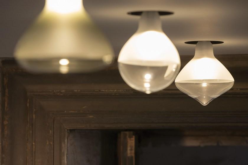 Karman Светодиодный потолочный светильник из сатинированного стекла Makeup sun-id-1486598 - Вид №5