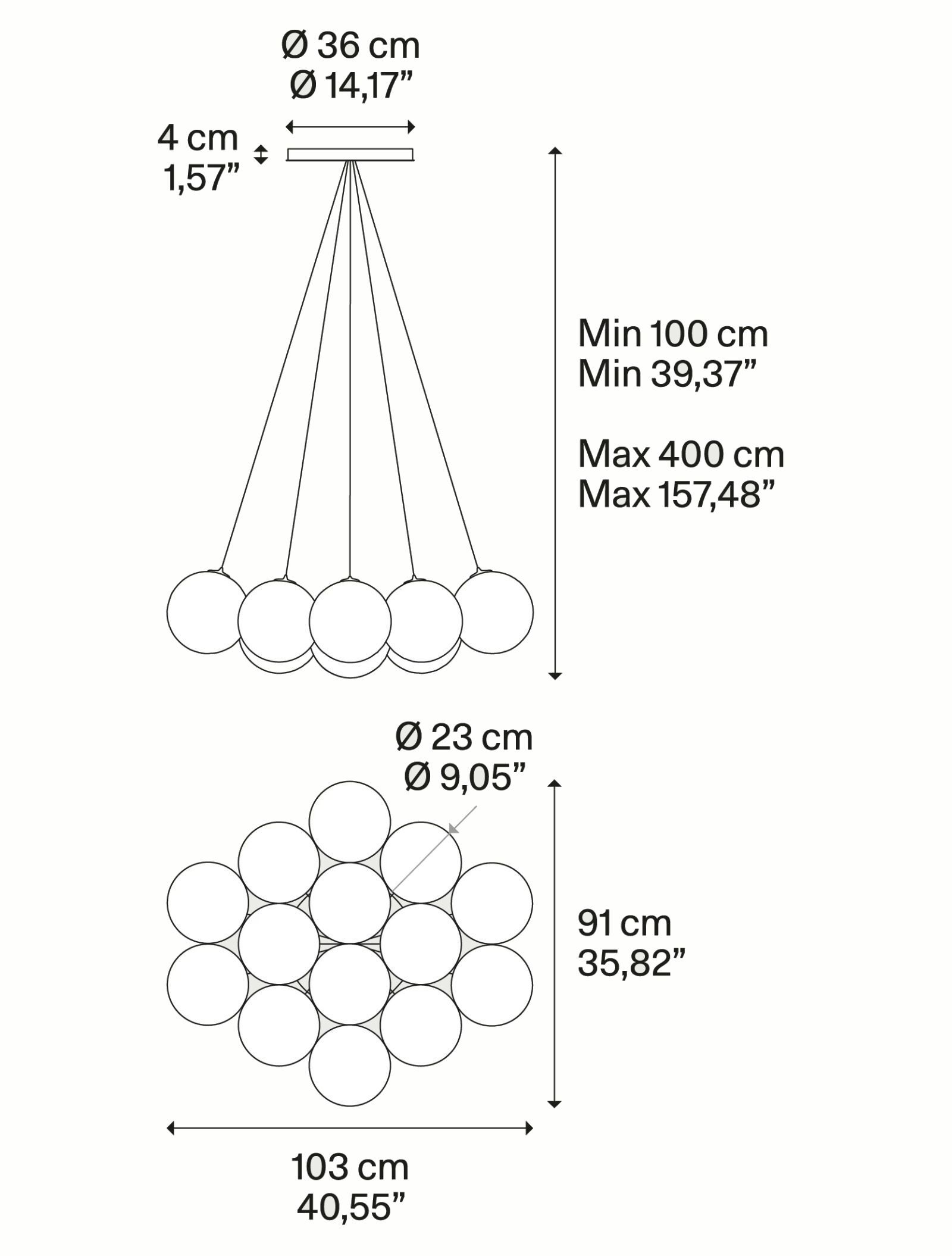 Выдувное стекло светодиодный подвесной светильник Lodes ARCH-00026796 - Вид №9