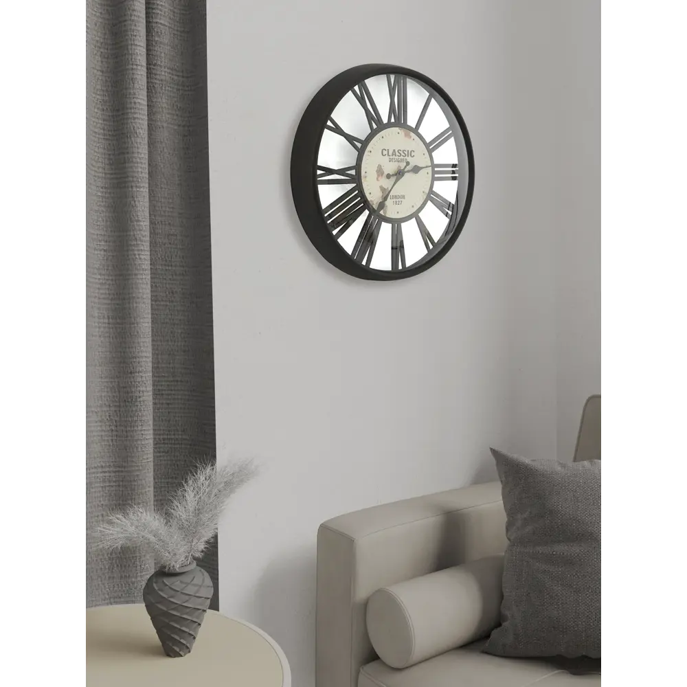 Часы настенные Dream River DMR 6111 круглые D40.6 см цвет черный STLM-2146888 - Вид №5