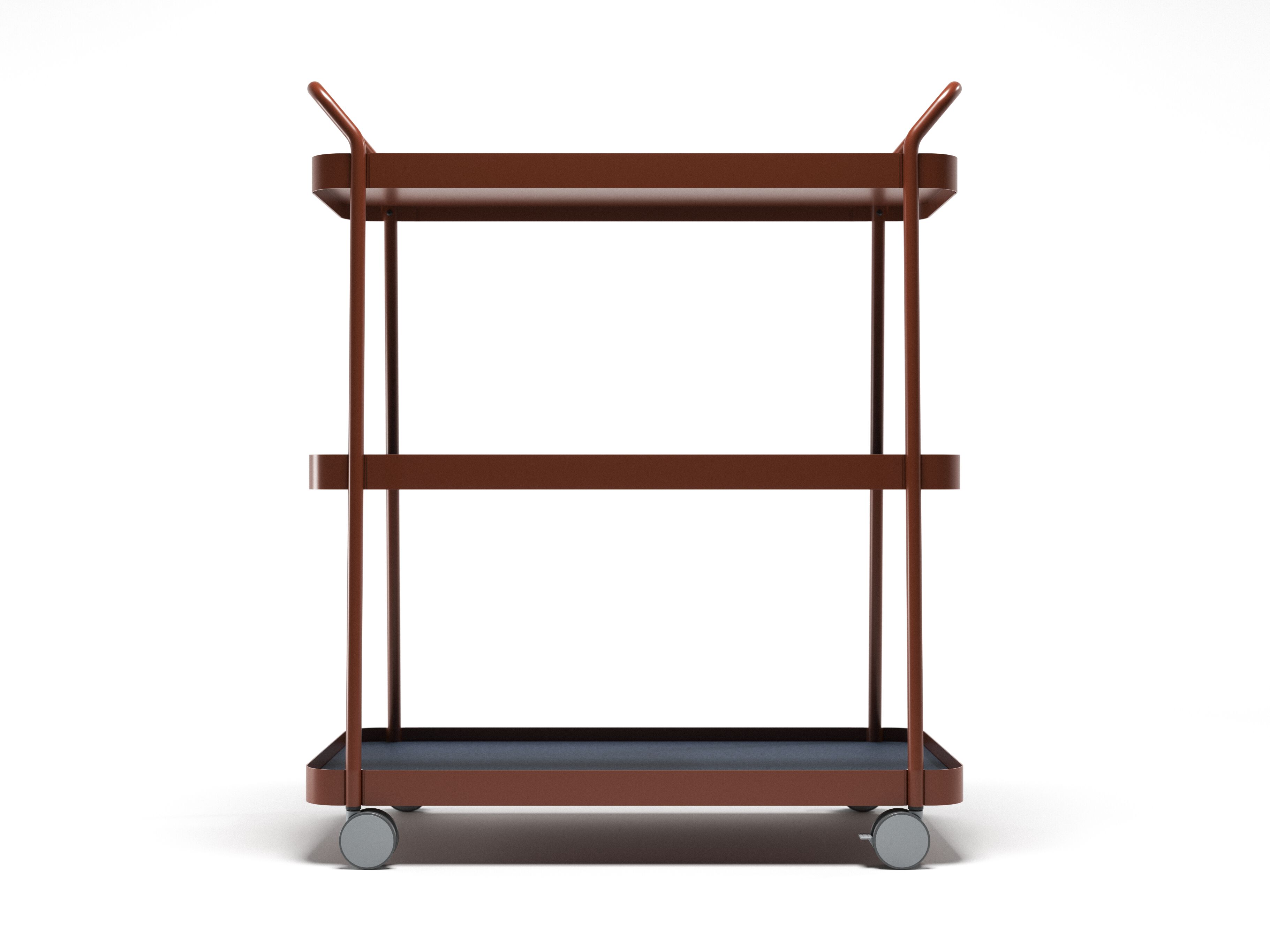 Стальная тележка с порошковым покрытием с полками Haworth Collaborate ARCH-00089898 - Вид №4