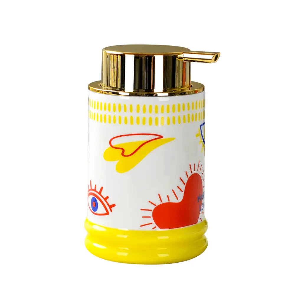 Дозатор для жидкого мыла Primanova Smile DR-81200 цвет мультиколор STLM-2037996