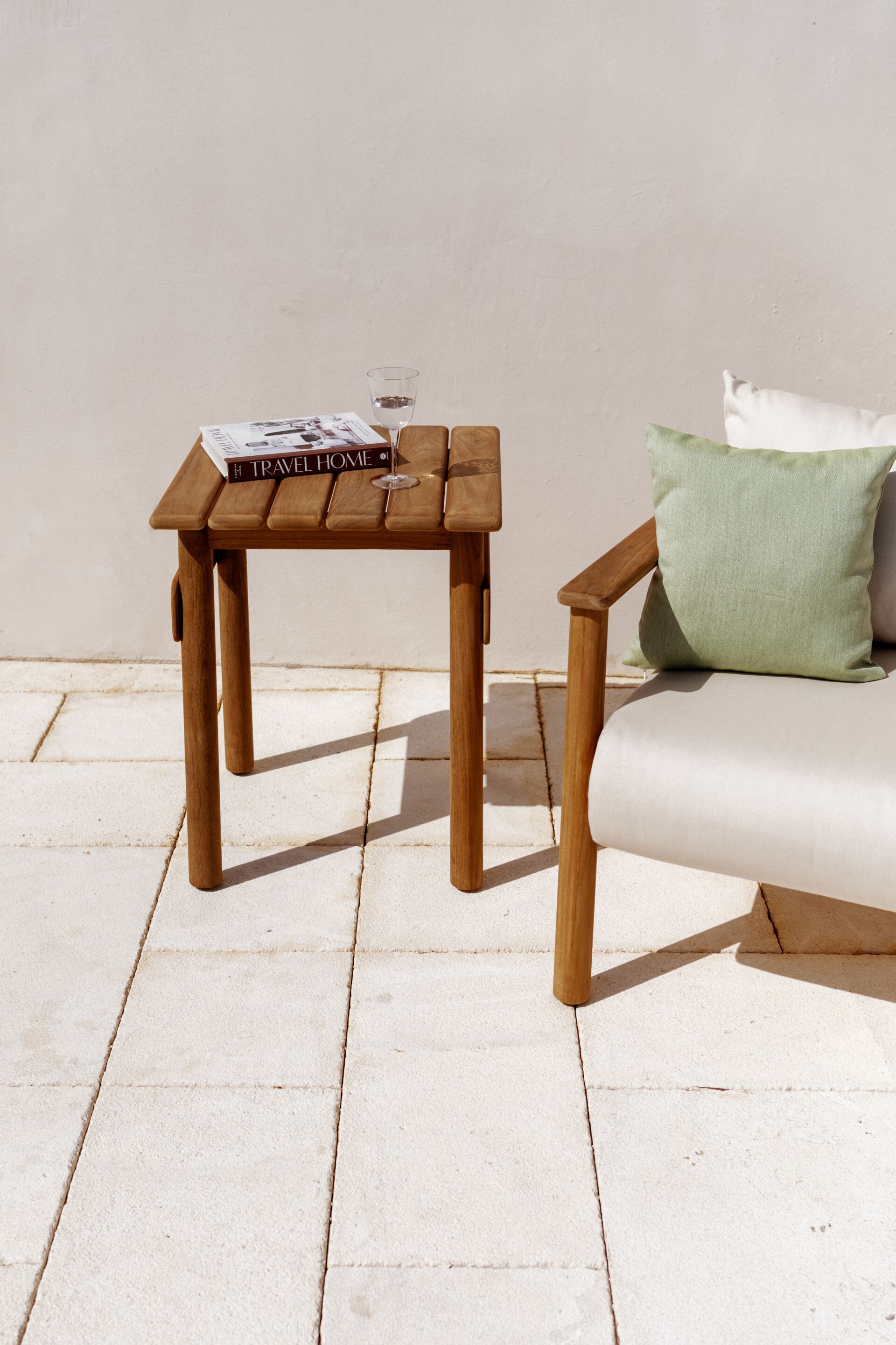 Садовое кресло из тикового дерева с подушками Sunbrella FJAKA Pomalo ARCH-00125828 - Вид №11