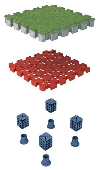 Roofingreen Поднятый наружный модуль с теплоизоляцией sun-id-1481746 - Вид №8