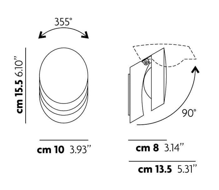 Studio Italia Design PIN-UP AP-PL 155002 "бронза" светильник настенно-потолочный линзованный 106865 - Вид №4