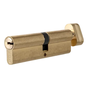 Цилиндр Apecs SM-90, 40х50 мм, ключ/вертушка, цвет золотой 82594816 STLM-2052658