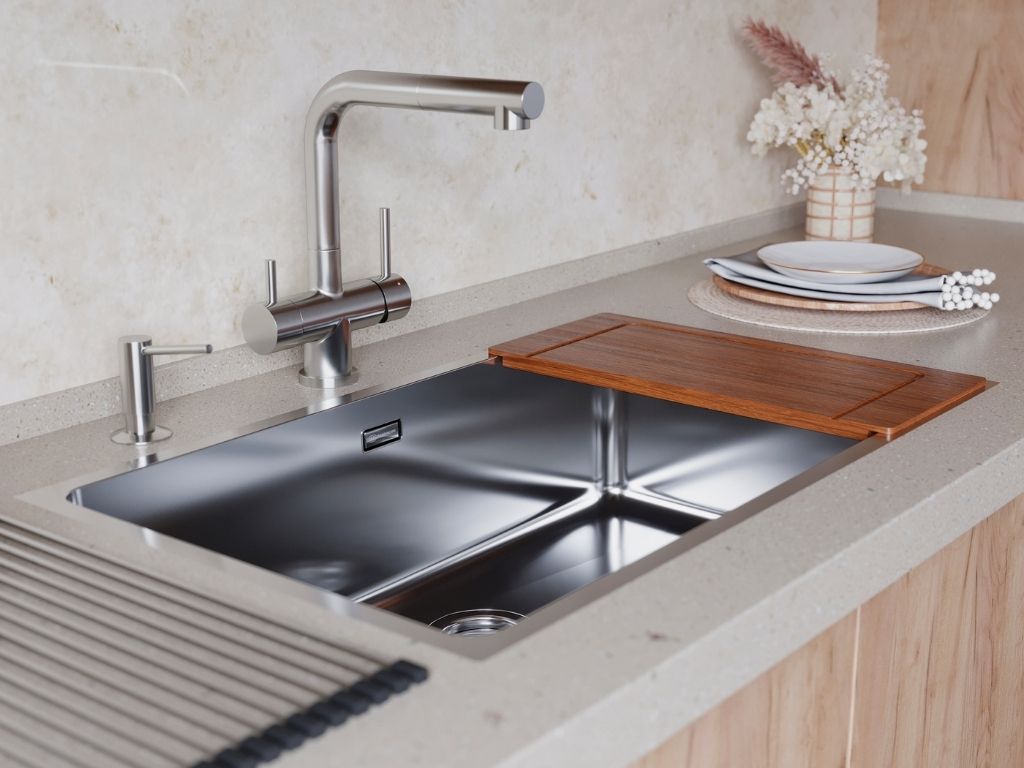 Смеситель для кухни Takamatsu-S WH OMOIKIRI 4994357 - Вид №1