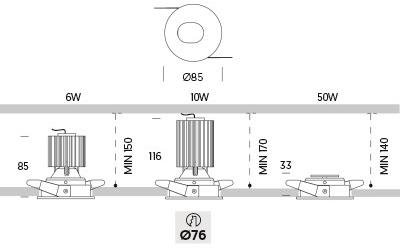 ONOK Lighting Светодиодный точечный светильник на потолок sun-id-1465916 - Вид №1