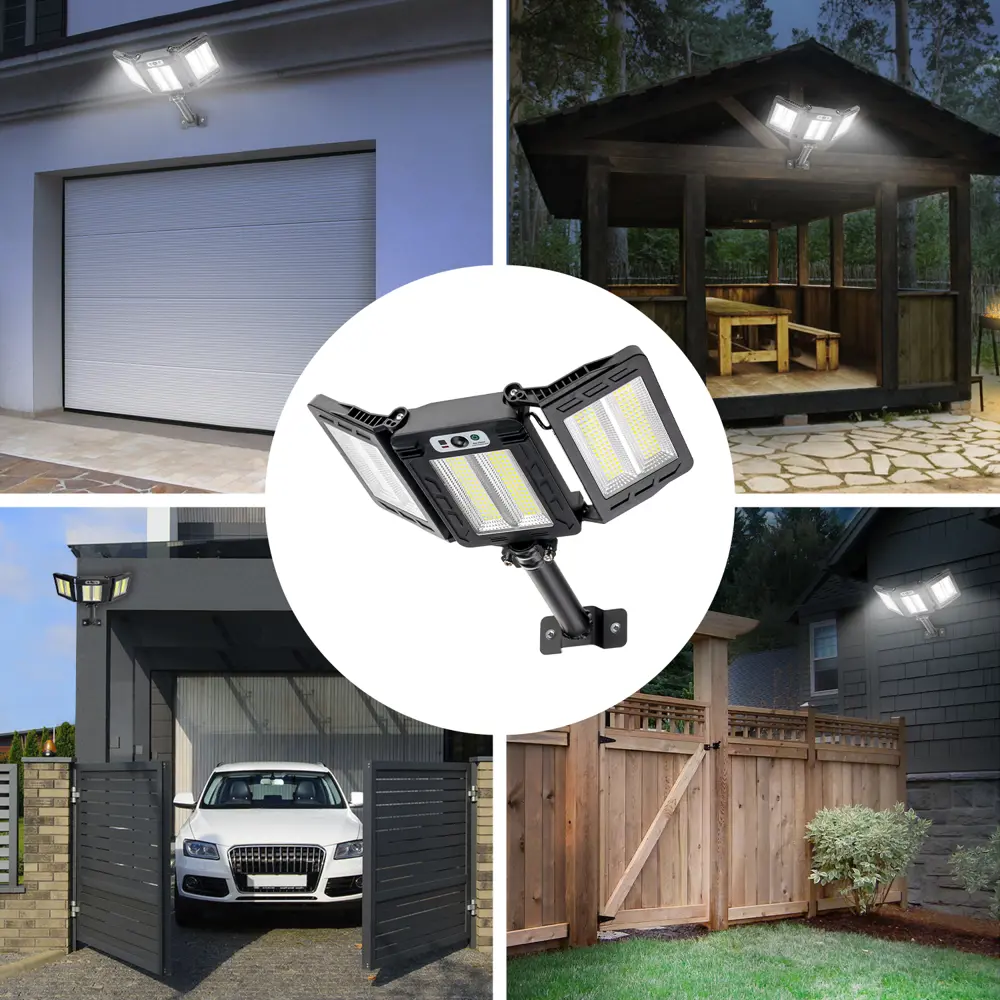 Светильник светодиодный уличный Duwi Solar LED PRO на солнечных батареях с ДУ 40Вт 6500К 750Лм IP65 датчик движения черный 86793639 STLM-2084474  - Вид №3