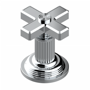 U9K-35 Вентиль 1/2", устанавливаемый на борту Thg-paris Grand central с металлическими ручками-крестиками Хром