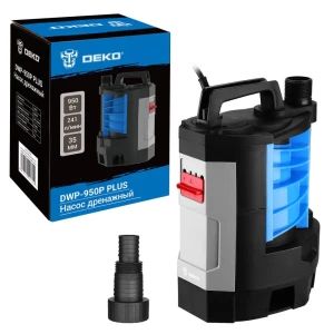91671771 Насос погружной дренажный Deko DWP-950P PLUS высота подъёма 10 м расход 14460 л/ч STLM-1372476