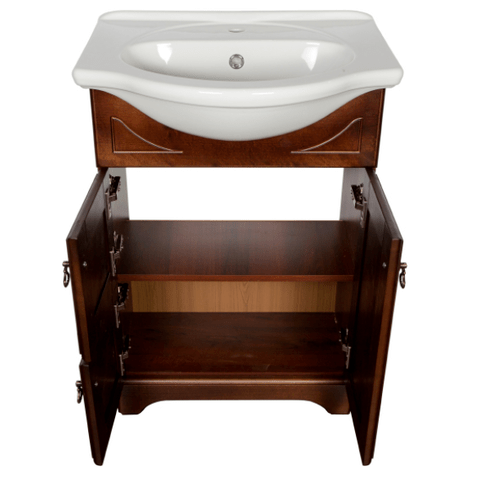 O-mebel напольная Тумба Классик 60 Орех Белый ORANGE sun-id-1517201 - Вид №4