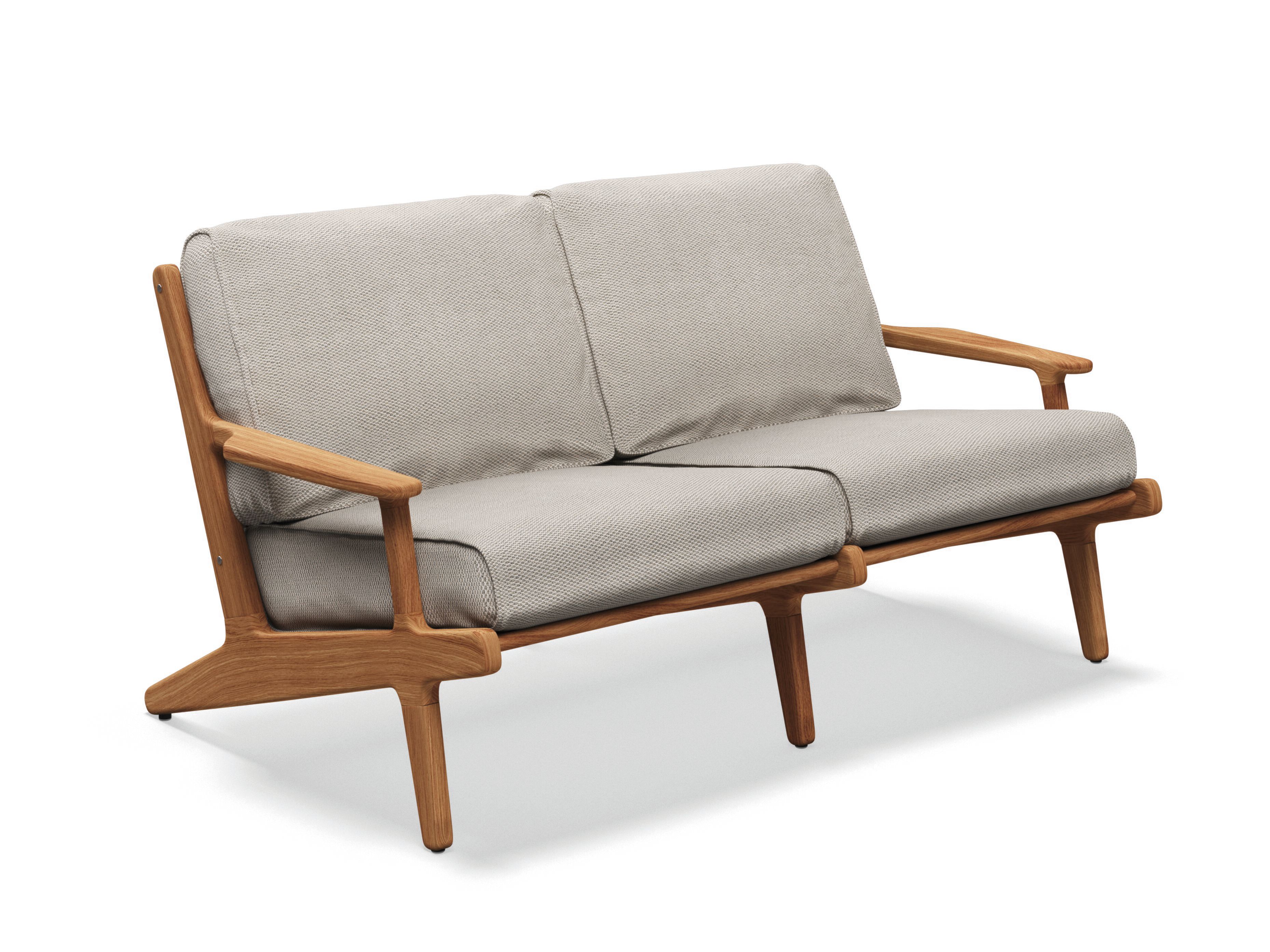 2-местный тканевый садовый диван Gloster ARCH-00138165