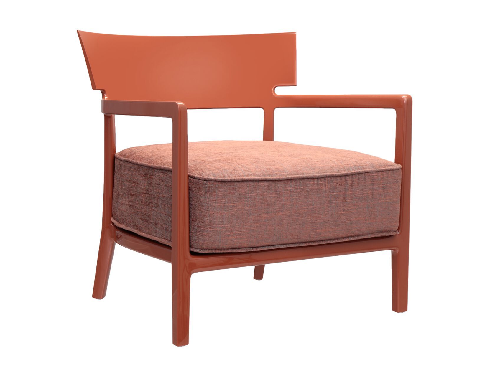 Съемное кресло из поликарбоната и ткани с подлокотниками Kartell CARA ARCH-00152115