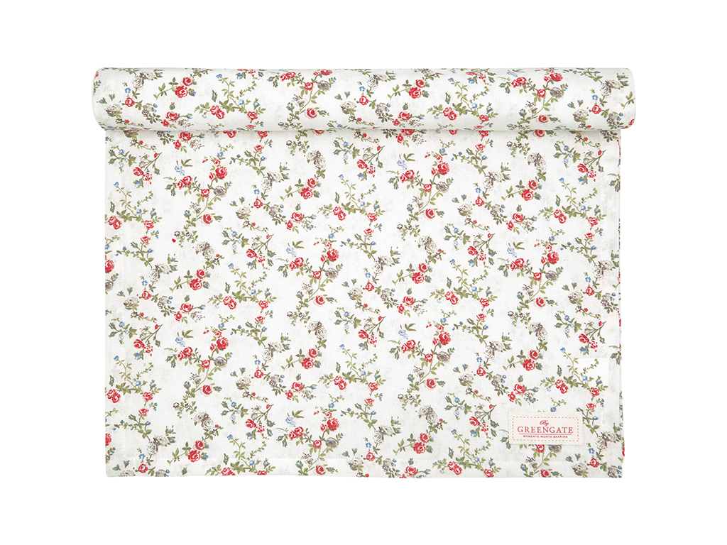 COTTAR140CLY0104 Столовая Дорожка Carly White 140х45 См Greengate MSSS2021 