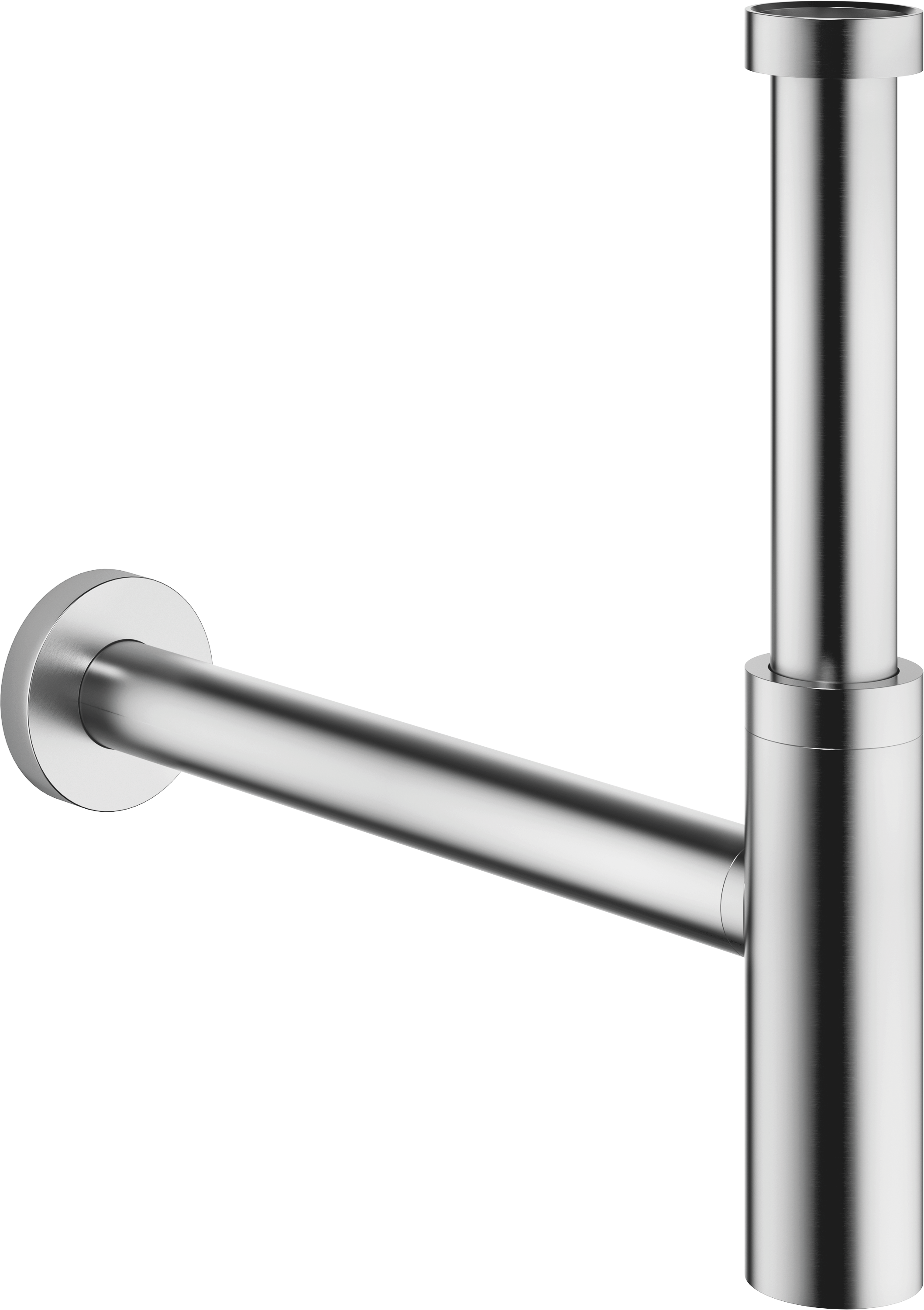 Сифон для раковины - Матовый Хром