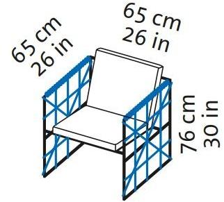 brühl Кресло с подлокотниками Grace sun-id-1452056 - Вид №3