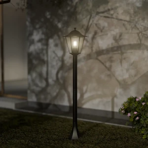 Уличный напольный светильник KREAFORTA Whillans 100 см черный 89387059