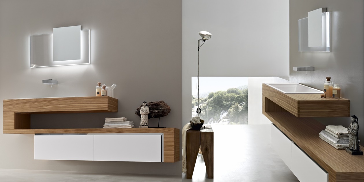 Toscoquattro Зеркало с внутр. подсветкой и вставкой из оргстекла Specchiere правое 09PA1LLDX - Вид №2