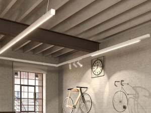 Металлический линейный профиль освещения