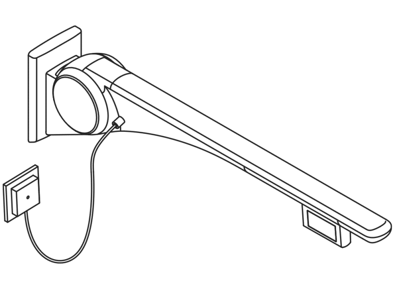 802.50.42760 Базовая складная опорная рейка HEWI Stützen  - Вид №5