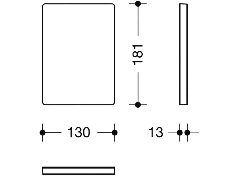 950.50.015XA Крышка монтажной пластины HEWI Stützen  - Вид №1
