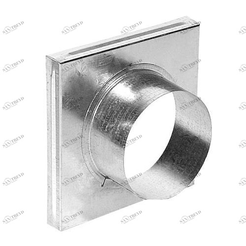 Kratki Фланец решётки 17х17 под воздуховод D150 2963