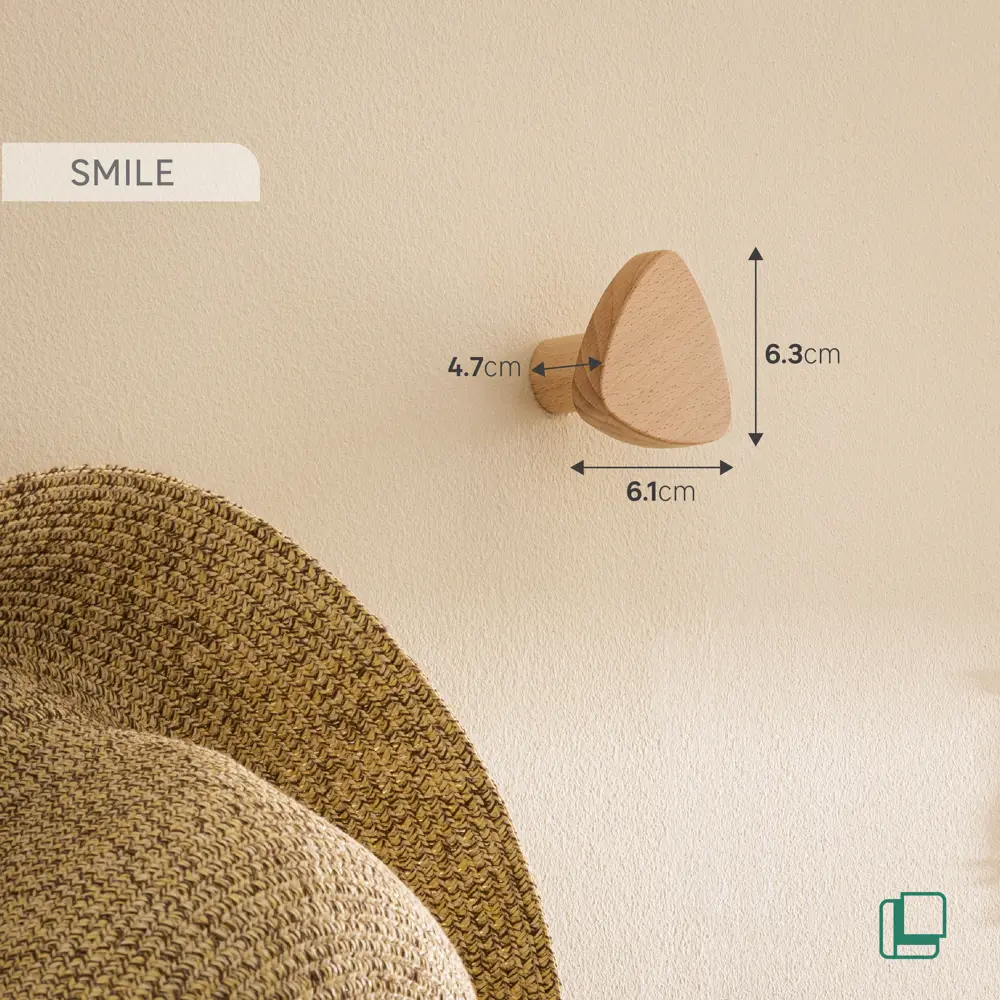 SPACEO Вешалка настенная Smile - минимализм в организации пространства 87687940 STLM-1083497 - Вид №3