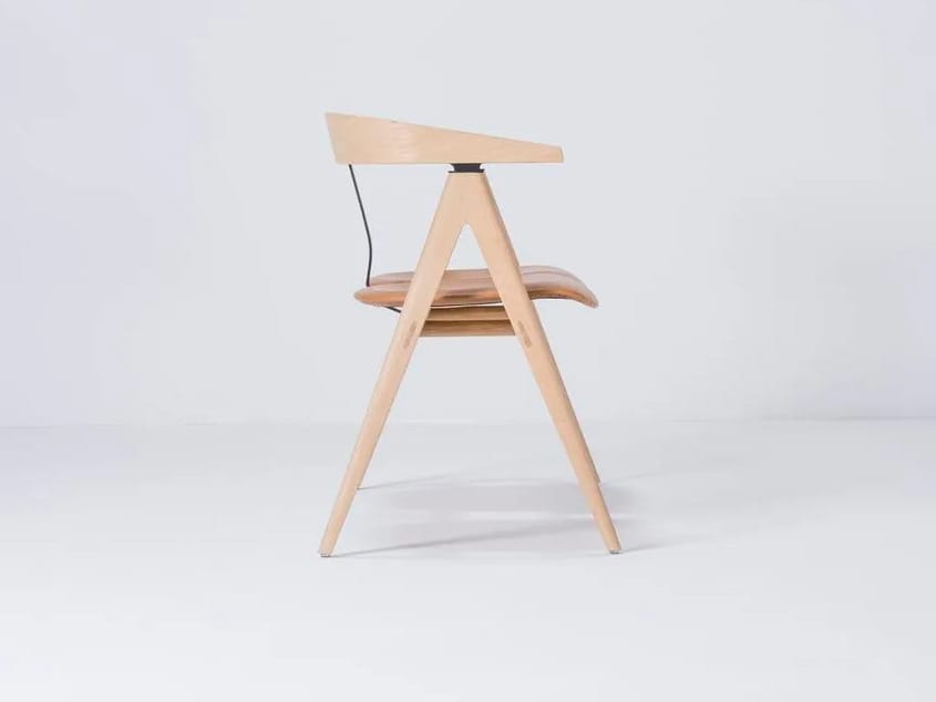 Кожаная мягкая скамья со спинкой Gazzda Ava ARCH-00114690 - Вид №2