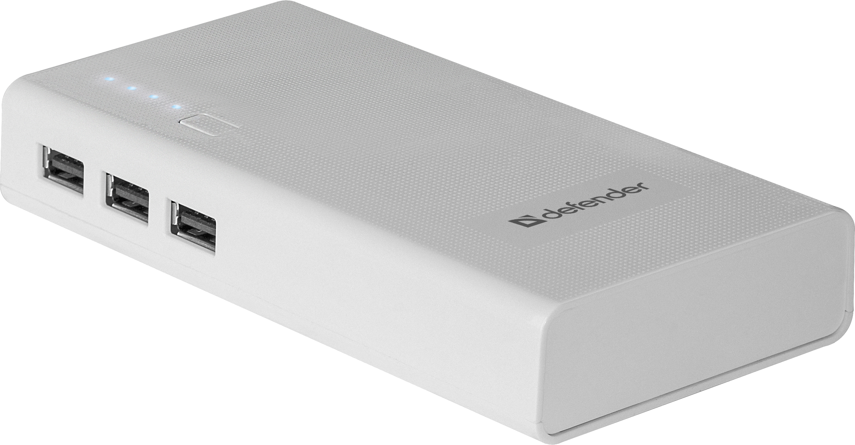 83647 внешний аккумулятор lavita 10000e 3 usb, 10000 mah, 2.1a Defender Santreyd  - Вид №1