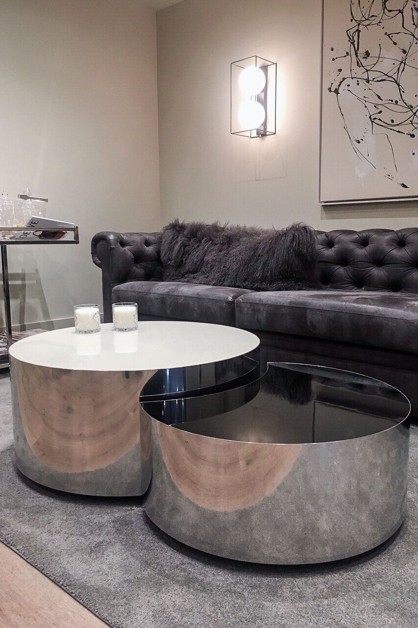 Набор журнальных столиков из ламинированного стекла и металла Jover+Valls Antique Boutique-Luna ARCH-00104161 - Вид №40