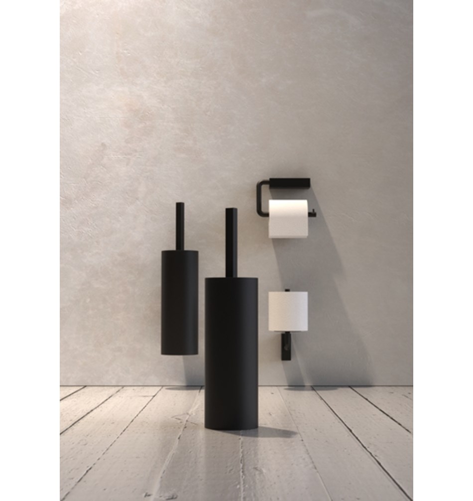 FROST Ершик для унитаза 4, настенный » черный Нержавеющая сталь Черный Q302336575  - Вид №4